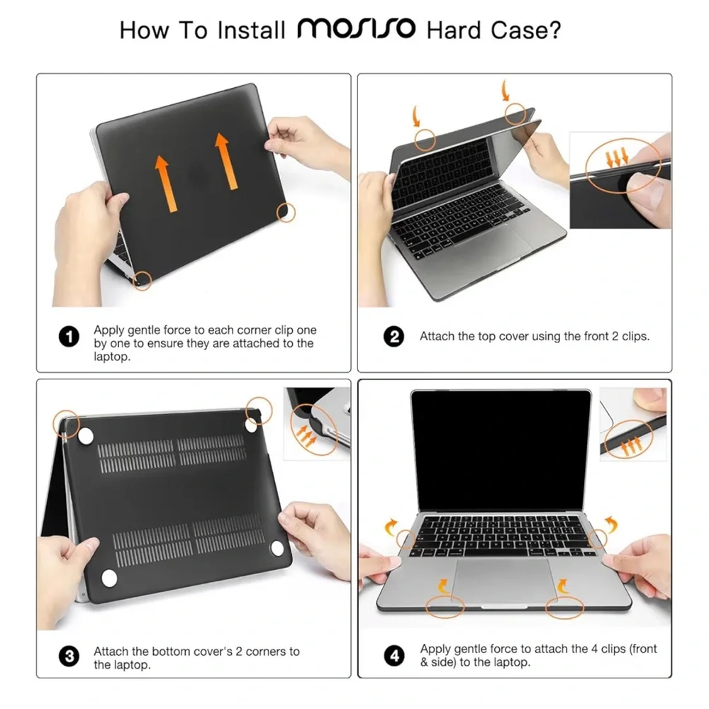 Mosiso MacBook Cream Skin and Accessories Set